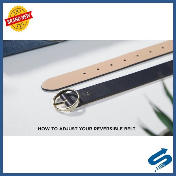 Reversible Dress Belt - Adjustable Fit - 1.25\
